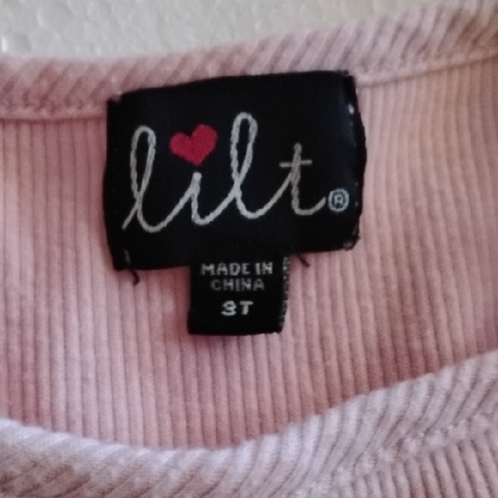 Lilt Pink Ribbed Top - Picture 2 of 4
